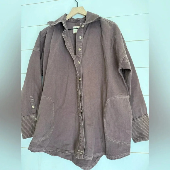 Free People Brown Button Down Shirt - Picture 5 of 16